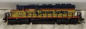 176-207 Kato N Scale Sd40 Diesel Locomotive Chessie System C&o #7557 Dc