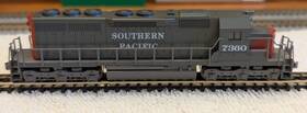 176-20c Kato N-scale Southern Pacific Sd40 #7360 With Digitrax Dcc