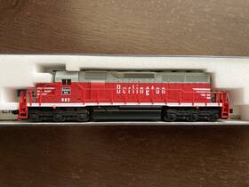 176-20p Kato N Scale #176-20p Sd40 Burlington Cb&q #882 - Lnib