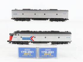 176-291 Kato N Scale 176-291/251 Amtk Amtrak Emd E8/9 A&b Diesel Set #414/466b With Dcc