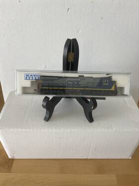 176-3401 Kato Item Number Ge C44-9w Csx #9009 Nos Nib Locomotive Dash 9 N Scale