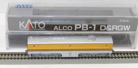 176-4113 Kato N Scale D And Rgw Alco Pb-1 4-stripe Diesel Engine - Runs