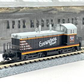 176-4368 Kato N Scale Burlington Route Emd Nw2 Diesel Switcher Cb&q 9211 Std Dc
