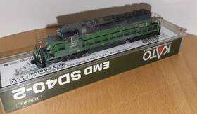 176-4802 Kato N #176-4802 Bn Burlington Northern Sd40-2 Rd#6363 Dcc Equipped P Custom