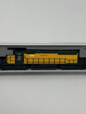 176-4818 Kato N Scale Sd40-2 Early Dynamic Brakes C&nw #6847 Locomotive Tested