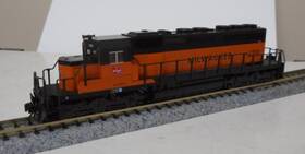 176-4825 Kato N Scale Sd40-2 Milwaukee Road 130 Dcc Ready