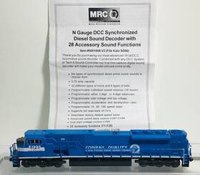 176-5502 Kato 176-5002 N Scale Sd80 Mac Conrail Quality Dcc/sound Equipped Locomotive
