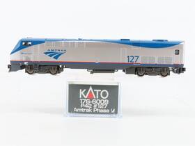 176-6009 Kato N Scale Amtk Amtrak Phase V Ge P42 Genesis Diesel #127 - Dcc Ready 176-6009 Kato N Scale Amtk Amtrak Phase V Ge P42 Genesis Diesel #127 - Dcc Ready
