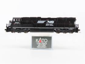 176-7501 Kato N Scale Ns Norfolk Southern Emd Sd70m Diesel #2591 With Dcc