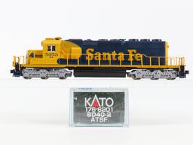 176-8201 Kato N Scale Atsf Santa Fe Emd Sd40-2 Diesel #5053 - Dcc Ready