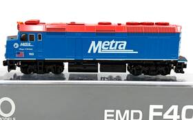 176-9102 Kato N F40ph Chicago Metra # 160 For Repair As Is