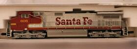 1763505 Kato N Scale C44-9w Diesel Engine Santa Fe #606