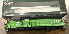 37-014 Kato Ho Scale #37-014 Emd Sd40 Locomotive Burlington Northern #6338 Needs Tlc