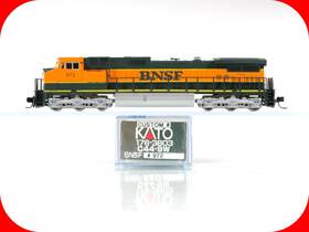 176-5901 Kato 5901 N Scale Bnsf C44-9w Locomotive Custom #5407 Dcc Ready