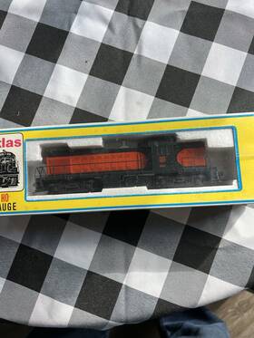 0667 Kato 8112 Atlas Ho Scale Rs-1 Diesel New Haven #0667 Dc Ob Tested