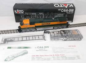 C44-9w Kato 949727004020 Ho Bnsf #976 Ge Inch Dash 9 Diesel Locomotive 37-1901 - Runs