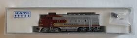 176-2113 Kato 949727006451 Emd F7a Santa Fe Warbonnet Locomotive #306c