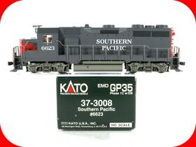 37-3008 Kato 949727502687 Ho Scale Southern Pacific Sd35 Phase 1 Sp 6623 Dcc Ready
