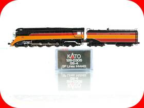 126-0305 Kato 949727522890 N Scale Southern Pacific Daylight 4-8-4 Gs-4 #4449 -kato Dcc Ready