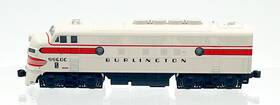 9960c Kato 949727663081 N Scale Burlington Route Cb&q F3a Locomotive Tested Road#
