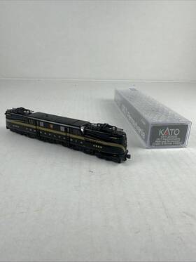 137-2005 Kato 949727677897 N Scale Gg1 Pennsylvania #4859 Brunswick Green 5-stripe