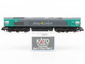 K10817 Kato N Scale Rail 4 Chem Class 66 Diesel Locomotive #pb017