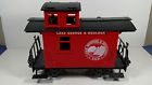 Kslgbredcabooselake Lgb G-scale Red Caboose Kslgbredcabooselake Lgb G-scale Red Caboose