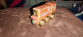 Learning Curve 1995w/60 Limited Edition Wooden Diesel Locomotive Engine Brown/gold Mpn