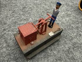 Lgb 011525200109 2001 Track Inspectors Handcar - Runs But Has Damage