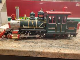 Lgb 011525232520 G-scale Columbus Forney Steam Engine With Sound- Model 23252