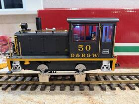 20635 Lgb 2063 D&rgw Denver And Rio Grande Caterpillar Switcher G Scale - Dcc Custom
