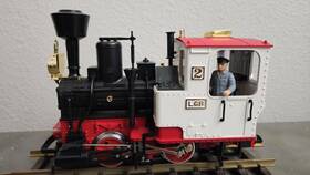 2120cz Lgb Lehmann White #2 Steam Engine Locomotive Excellent Condition