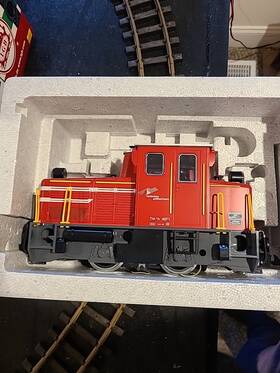 24600 Lgb G Gauge Gotthard Bahn Rhb Tm 2/2 Diesel Locomotive 4971 Om 24600 Lgb G Gauge Gotthard Bahn Rhb Tm 2/2 Diesel Locomotive 4971 Om