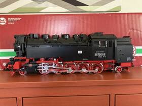2-10-2t Lgb 25812 Class 99 Dr Steam Loco With Dcc And Sound - East German State Rail 2-10-2t Lgb 25812 Class 99 Dr Steam Loco With Dcc And Sound - East German State Rail