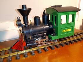 92078.2 Lgb 92078.8 Lehmann Steam Locomotive Columbus 0-4-0 Germany G-scale Green Train