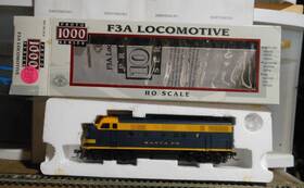Life- Like 077071081580 Proto 1000 Series Ho F3a Diesel Locomotive 200c And 201c Santa Fe Smooth Runner