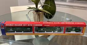 Life-like 077071216074 Rare Train Set Locomotive Dummy Caboose Burlington 21607 Ho
