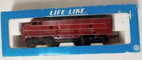 08696 Life-like Ho Gulf Mobile Ohio F-7 Loco W Box Untested Looks Unused Vtg 70s 80s