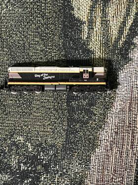 17272 Life-like Used N-scale Burlington Route Gp9 Diesel Locomotive Untested