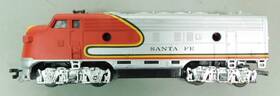 20797 Life-like Used Ho Santa Fe F7a Diesel Working No Box