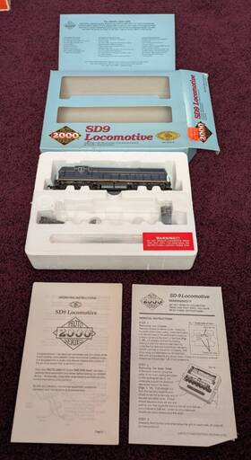 21184 Life-like Sd9 Locomotive Ho Scale #21184 Baltimore And Ohio #773 With Dynamic Brakes Untested