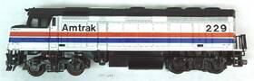 34993 Life-like Used Ho Amtrak F40 Diesel #229 Working No Box