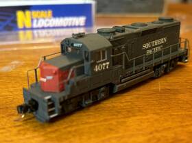 Gp-20 Life-like 7095 N Scale Locomotive Southern Pacific #4077 Untested