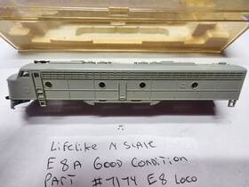 7174 Life-like Shell Only N Scale #7174 Emd E8a And Empty Case