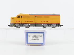 1624 Life-like 7429 N Scale Up Union Pacific Alco Fa1 Diesel Locomotive #1624