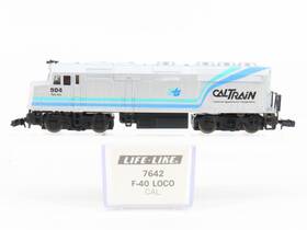 7642 Life-like N Scale Caltrain Emd F-40 Diesel Locomotive #904