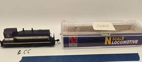 7852 Life-like N Scale Emd Sw9/1200 Locomotive Acl 711 Parts Repair Salvage Doa