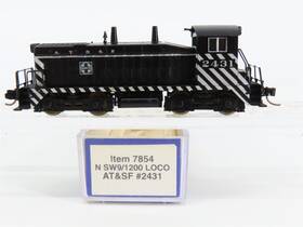 2431 Life-like 7854 N Scale Atsf Santa Fe Sw9/1200 Diesel Locomotive #2431