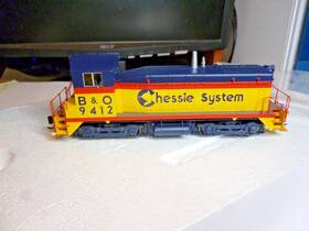30087 Life Like Proto 2000 Dc Emd Sw8/900/600 Csx Chessie B&o #9412