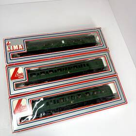 205137mwg Lima 205137 Oo Scale Br Green Class 117 Diesel 3 Car Set 205139w 205146w Loco
